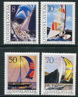 YUGOSLAVIA 1985 Nautical Tourism MNH / **.  Michel 2115-18 - Nuevos