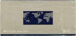 United Airlines. Pochette + Ticket/Billet Los Angeles/San Francisco/SF/LA. + 1 Boarding Pass. - Carte D'imbarco