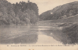 CP ENVIRONS DE VIENNE 38 ISERE  - LA LONE DE SAINT ROMAIN EN GALL ET LE ROCHER D'HERODE - Vienne