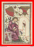 CPSM/gf ART. Codex Manesse. Manuscrit De Poésie Lyrique Enluminé 1310-40. Planche 30r. Heinrich Von Veldecke...F243 - Liechtenstein