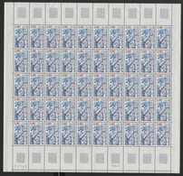 N° 2213 2,60 Fr ETUDES SPACIALES Feuille De 50 Ex. Vendue à La Valeur Faciale. ** MNH COTE 60 € Voir Description - Hojas Completas