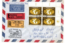 UN-WIEN R - E - Luftpost-Brief Mit MiNr 10 (4) ER - Nach SELB; 8 - 7 - 80 - Storia Postale