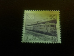 Ptt - Jugoslavija - Train - Val 50 - Violet - Oblitéré - - Gebraucht