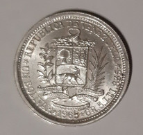 Venezuela 1 Bolivars 1965 Silver / Argent SPL / SUP - Venezuela