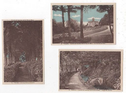 329 - TRÉBOUL -  COLONIE DE VACANCES DE LA VILLE DU MANS (72) - LOT DE 3 CARTES - KER-HUEL, ENTREE ET PARC JOCELEIN, - Tréboul