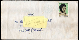 TCHAD Enveloppe Cover Oblitération Ndjaména 17 06 1998 Pour Abéché Tchad. Coiffure Masculine. Men's Hairdressing. - Tchad (1960-...)