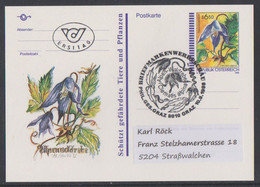 1998  FDC Postkarte  Ausgabe "Alpenwaldrebe " - Stamped Stationery