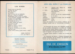Argentina - 1979 - Volante Filatelico - Certamen "Año Del Niño Y La Familia" - A1RR2 - FDC