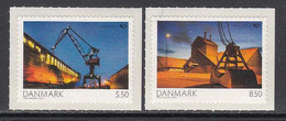 2010 Denmark Harbours Ports Ships Cranes  Complete Set Of 2  MNH @ BELOW FACE VALUE - Nuovi