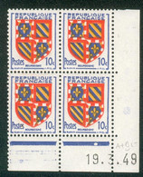 Lot 9712 France Coin Daté N°834 Blason (**) - 1940-1949