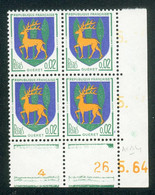 Lot 9987 France Coin Daté N°1351B Blason (**) - 1960-1969