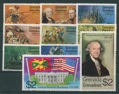 Grenada-Grenadinen 1975 200 Jahre Unabhängigkeit Amerikas 95/04 Postfrisch - Grenada (1974-...)