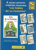 France Cartes Postales PAP Entier Privé YT 2958/63 Jean De La Fontaine N** - PAP: Privé-bijwerking