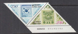 2009 South Korea Stamps On Stamps Complete Pair MNH - Korea, South