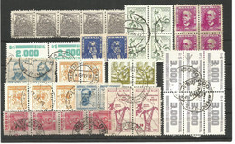 BRAZIL. USED PAIRS AND BLOCKS. - Collections, Lots & Series