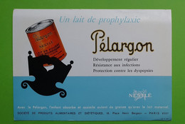 Buvard 653 - NESTLE - PELARGON - Etat D'usage :voir Photos - 21x15 Cm Environ - Vers 1960 - Produits Pharmaceutiques