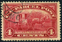 US Q4 XF Used 4c Parcel Post Of 1913 - Paketmarken