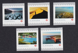 Qc. FROM FAR AND WIDE = Full Set Of 5 Stamps Cut From COIL / ROLL = MNH Canada 2020 Sc #3212-3216 - Nuevos
