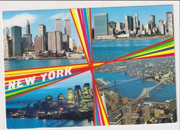 AK 019342 USA - New York City - Mehransichten, Panoramakarten