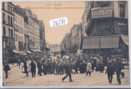 PARIS XI EME- LE FAUBOURG SAINT-ANTOINE- MAGASIN DU MARCHE LENOIR- LES SOLDES D ETE- PHOTO-PHONO 202 - Arrondissement: 11