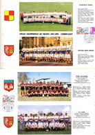 &#9989; " FEUILLET SPECIAL FINALE DU CHAMPIONNAT DE FRANCE DE RUGBY1987-1988. " Voir Les 2 Scans Parfait état ! - Rugby