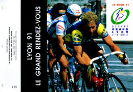 " FEUILLET SPECIAL TOUR DE FRANCE 1991 : DEPART GRAND LYON. " Voir Les 4 Scans Parfait état ! - Radsport