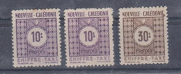 Nouvelle Calédonie : 1948 : Taxe 39**/39*//40 ** - Strafport