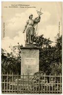 SAINT-CYPRIEN (près MONTCUQ) - Statue De Jeanne D'Arc - Carte Peu Courante - Le Lot Pittoresque  - Voir Scan - Otros Municipios