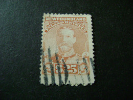 Newfoundland 1910 King George V $25 Inland Revenue Stamp - Used - Fine Di Catalogo (Back Of Book)