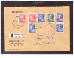 TEM15986  -  LUXEMBOURG  5.4.1965   /  REGISTERED LETTER FRANKED  WITH INTERESTING POSTAGE - Lettres & Documents