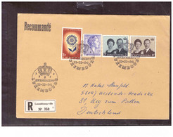 TEM15987  -  LUXEMBOURG   11.11.1964   /  REGISTERED FDC  FRANKED  WITH NR. 652/653 CAT. UNIFICATO - Brieven En Documenten