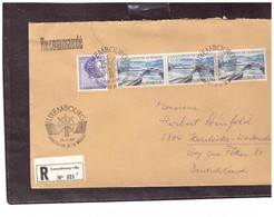 TEM15993  -  LUXEMBOURG 26.5.1964  /  REGISTERED LETTER  FRANKED  WITH INTERESTING POSTAGE - Cartas & Documentos