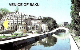 AZERBAIJAN 300 UNITS VIEW OF BAKU AUTELCA 1ST ISSUE(?) MINT READ DESCRIPTION !!!! - Azerbaigian