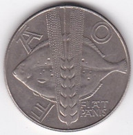 Pologne 10 Zlotych 1971 FAO, Poisson Turbot, épi De Blé, En Cupronickel, Y# 63 - Pologne