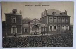 Carte Postale Béthune Pensionnat Saint Nicolas - Bethune