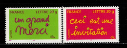 FRANCE - 2005 - YT N° 3760 / 61 - ** - TB - Messages - Unused Stamps