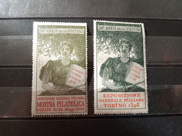 Italia. Mostra Filatélica Turín 1898. Nuevos ** - Otros & Sin Clasificación