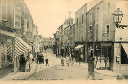 Bourbonne Les Bains * La Grande Rue * Horticulteur A. CHEVALIER * Café Restaurant BIZOT - Bourbonne Les Bains