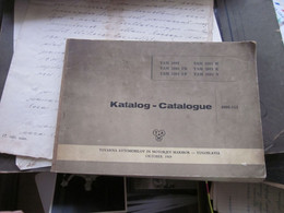 Katalog Catalogue TAM Tovarna Avtomobilov In Motorjev Maribor Yugoslavia 121 Pages - Camions