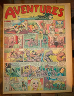 AVENTURES N° 5 LOANA Le Fils De La Prairie LE FANTOME DU BENGALE Raoul Et Gaston L'agent Secret X-9 AMOK 31/01/1949 - Tarzan