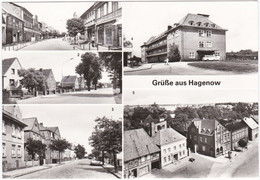 DC786 - Ak Hagenow Wilhelm-Piech-Str Wittenburg Str. Feldstr. Kreiskrankenhaus Stadt - Hagenow