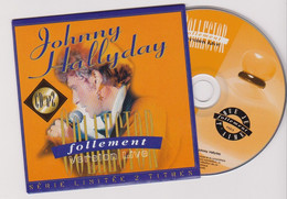 Johnny Hallyday Cd Promo 3633 Follement - Zonder Classificatie
