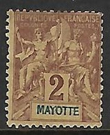 MAYOTTE N°2 NSG - Unused Stamps