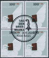 Suisse - 2020 - Tag Der Briefmarke • Basel - Viererblock - Sonderstempel - Gebruikt