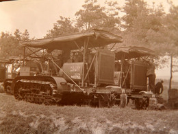 Tracteur D'artillerie 1918!  Photo Ancienne Négatif 1ère Guerre Mondiale Militaire Matériel - Guerre, Militaire