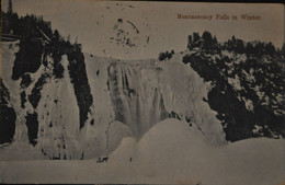 Montmorency Falls In Winter In 1914 - Chutes Montmorency