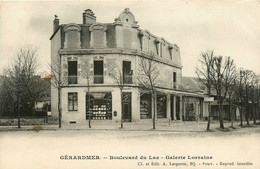 Gérardmer * Le Boulevard Du Lac * Cpa Pub , Commerce Magasin  épicerie La Galerie Lorraine * Boulevard Du Lac - Gerardmer