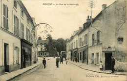 Domont * La Rue De La Mairie * Laiterie Maison MEUNIER , Laitier Lait * Villageois - Domont