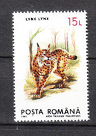 Romania   -  1993. Lince. Lynx. MNH - Roofkatten