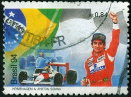BRAZIL 1994  -  AYRTON SENNA   -  USED - Gebraucht